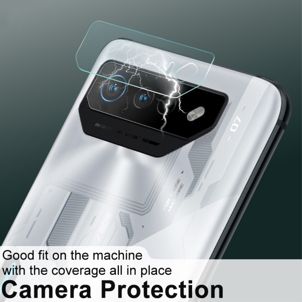 Protecteur de lentille en verre trempé 0,2 mm (2 pièces) Asus ROG Phone 7 Ultimate, transparent