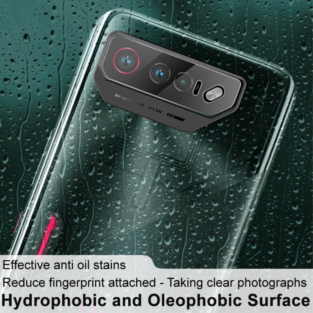 Protecteur de lentille en verre trempé 0,2 mm (2 pièces) Asus ROG Phone 7 Ultimate, transparent