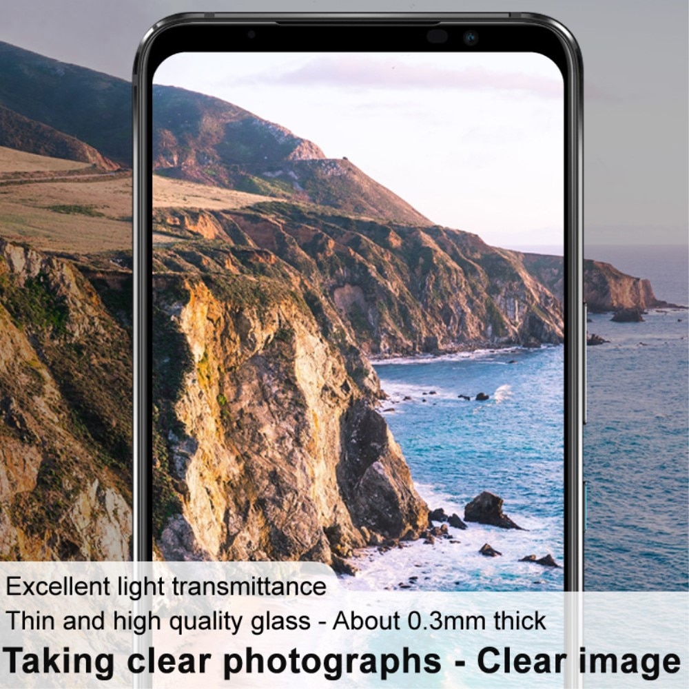 Protecteur de lentille en verre trempé 0,2 mm (2 pièces) Asus ROG Phone 7, transparent