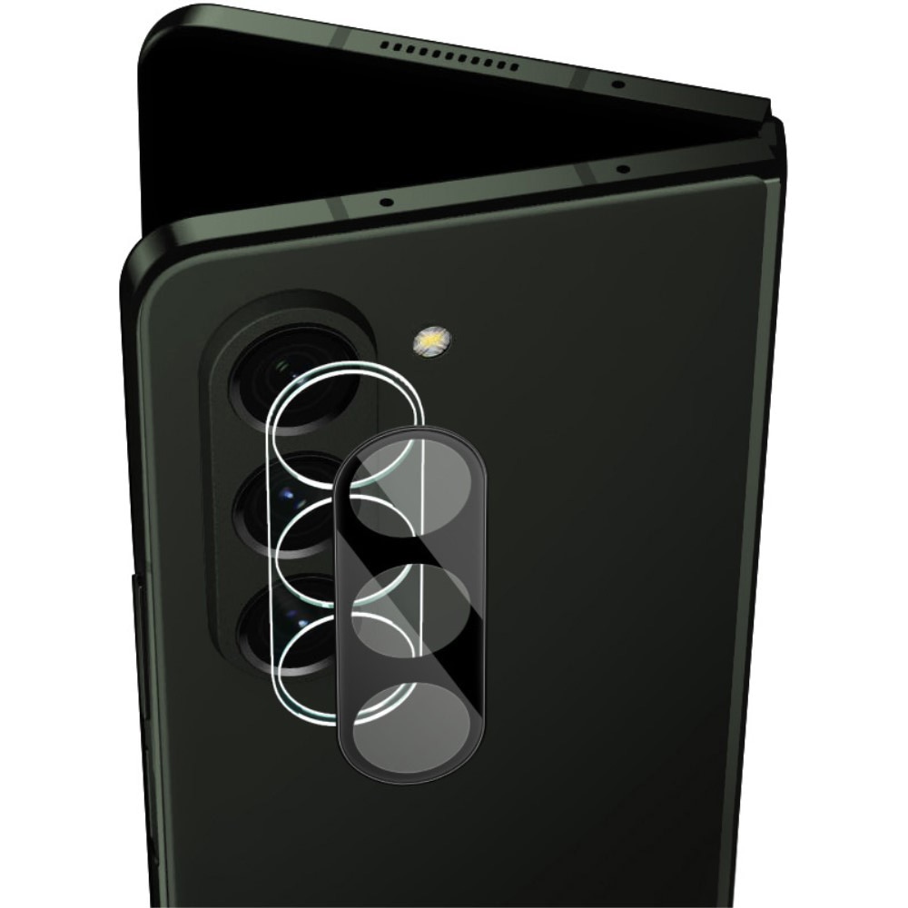Protecteur de lentille en verre trempé 0,2 mm Samsung Galaxy Z Fold 5, Noir