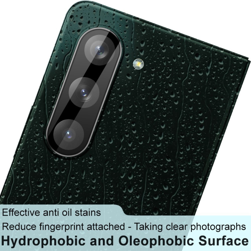 Protecteur de lentille en verre trempé 0,2 mm Samsung Galaxy Z Fold 5, Noir