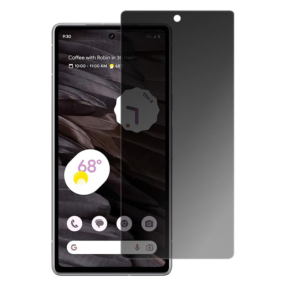 Protecteur d'écran de confidentialité en verre trempé Google Pixel 7a