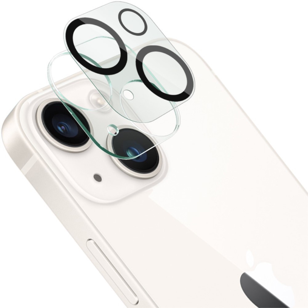 Protecteur de lentille en verre trempé 0,2 mm iPhone 15 Plus, transparent