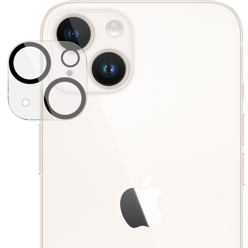 Protecteur de lentille en verre trempé 0,2 mm iPhone 15 Plus, Transparent