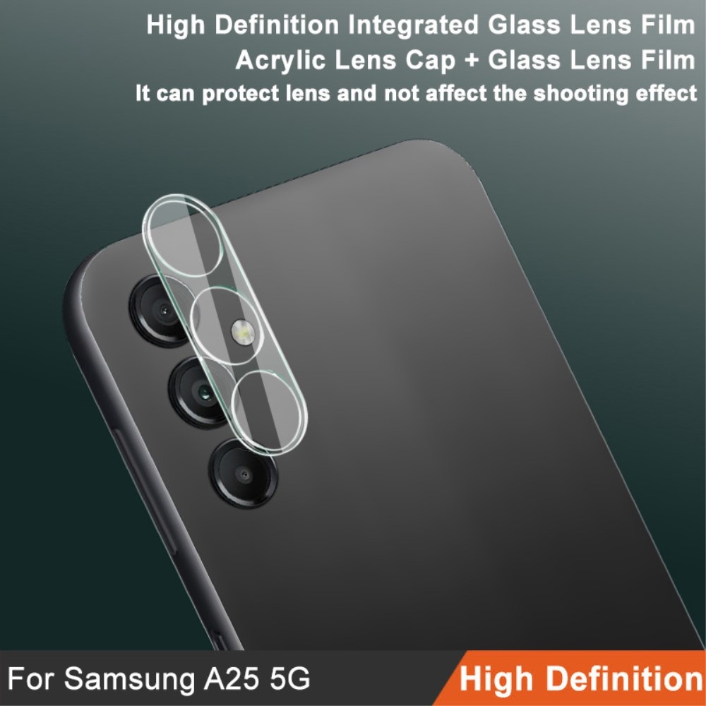 Protecteur de lentille en verre trempé 0,2 mm Samsung Galaxy A25, transparent