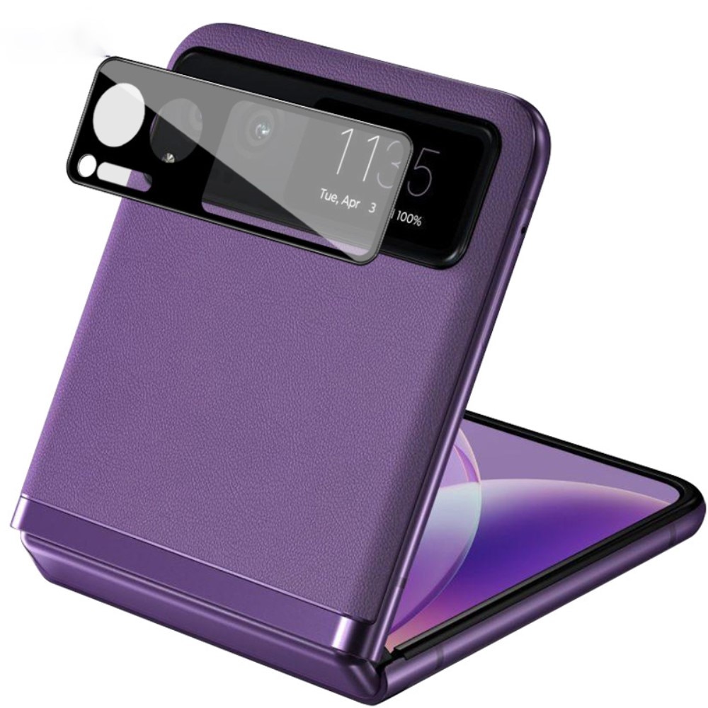 Protecteur de lentille en verre trempé 0,2 mm Motorola Razr 40, Noir
