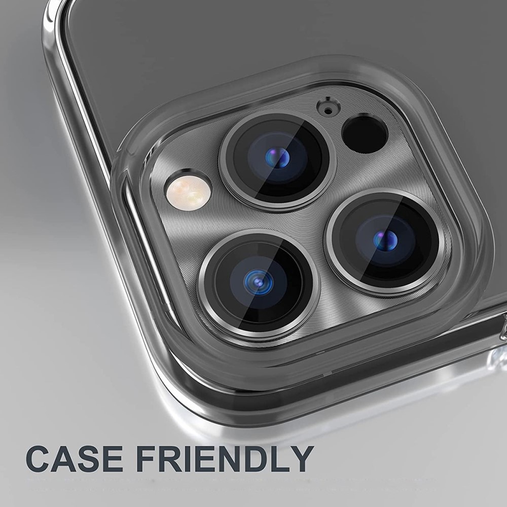 Caméra Protecteur Verre trempé Aluminium iPhone 15 Pro, gris