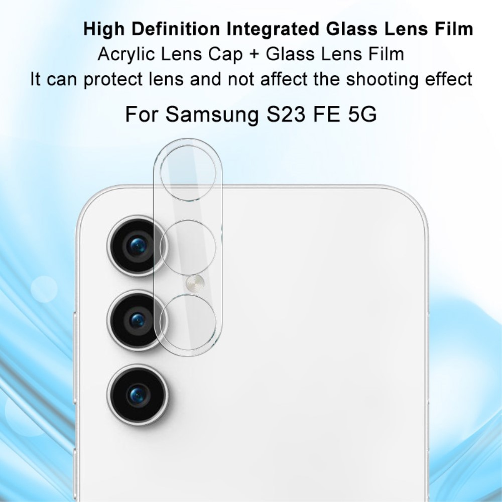 Protecteur de lentille en verre trempé 0,2 mm Samsung Galaxy S23 FE, Transparent