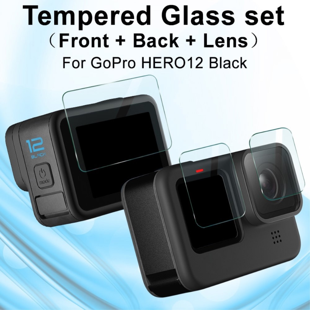 Verre trempé à couverture complète GoPro HERO12 Black