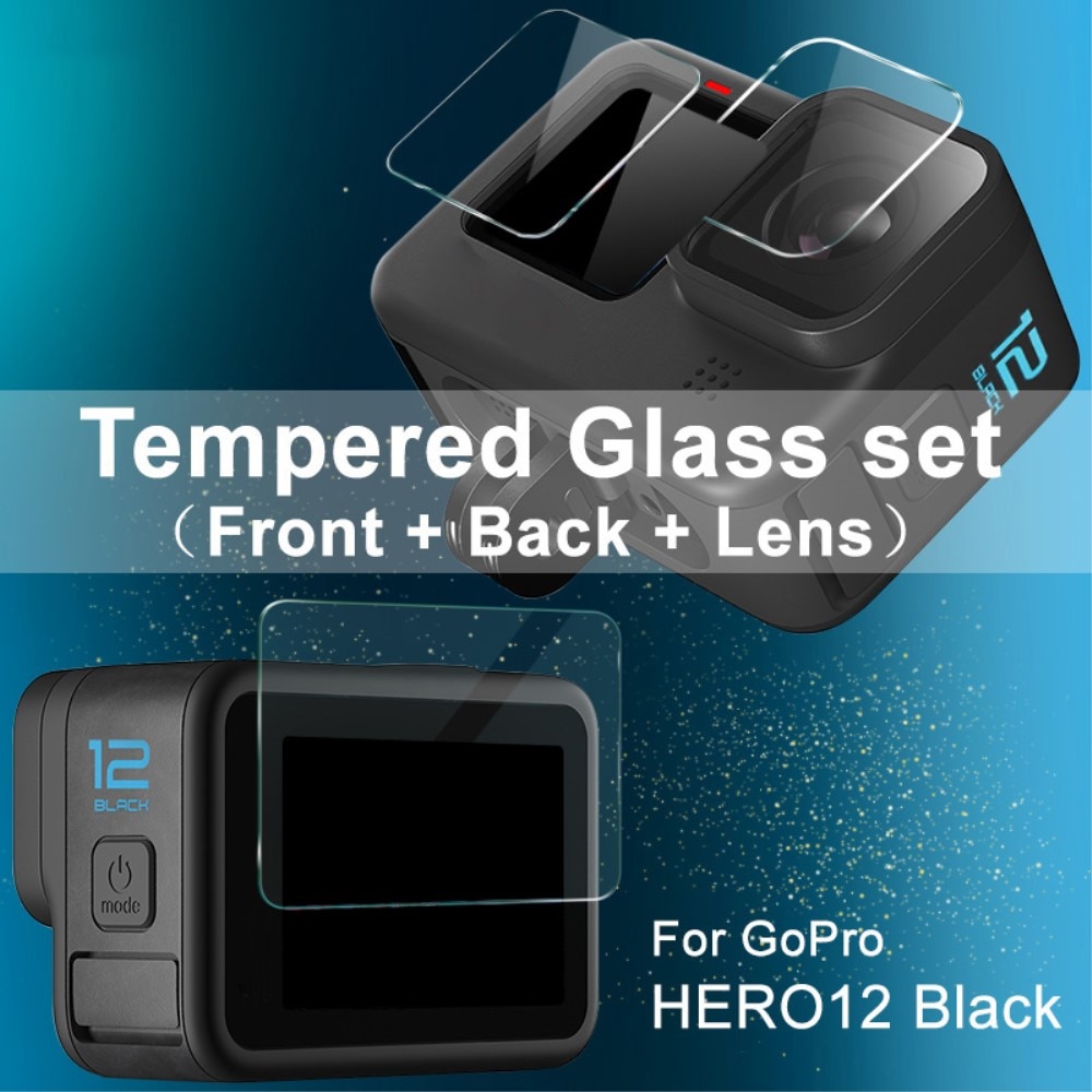 Verre trempé à couverture complète GoPro HERO12 Black
