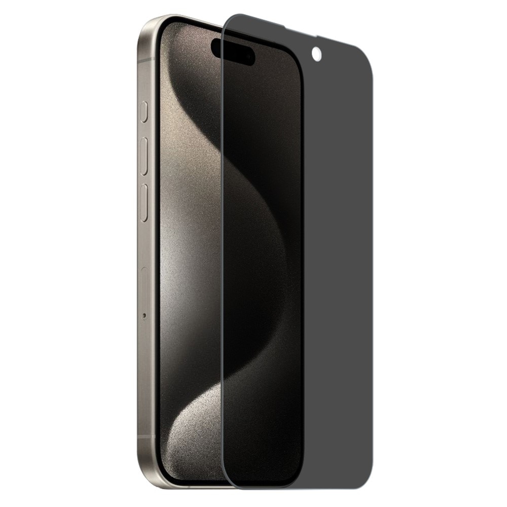 Protecteur d'écran de confidentialité en verre trempé iPhone 15 Pro Max