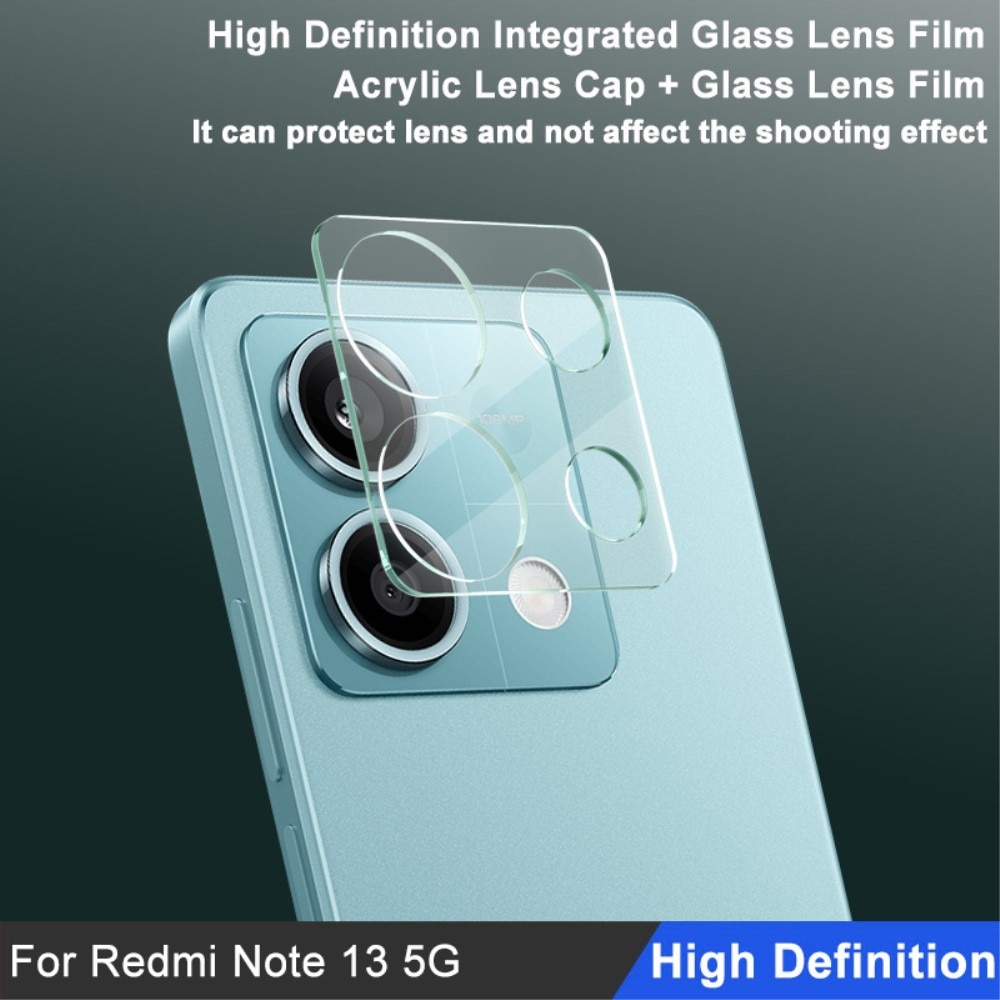 Protecteur de lentille en verre trempé 0,2 mm Xiaomi Redmi Note 13, transparent