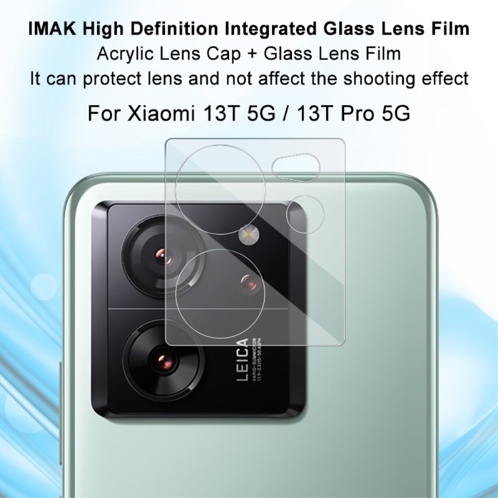 Protecteur de lentille en verre trempé 0,2 mm Xiaomi 13T, Transparent