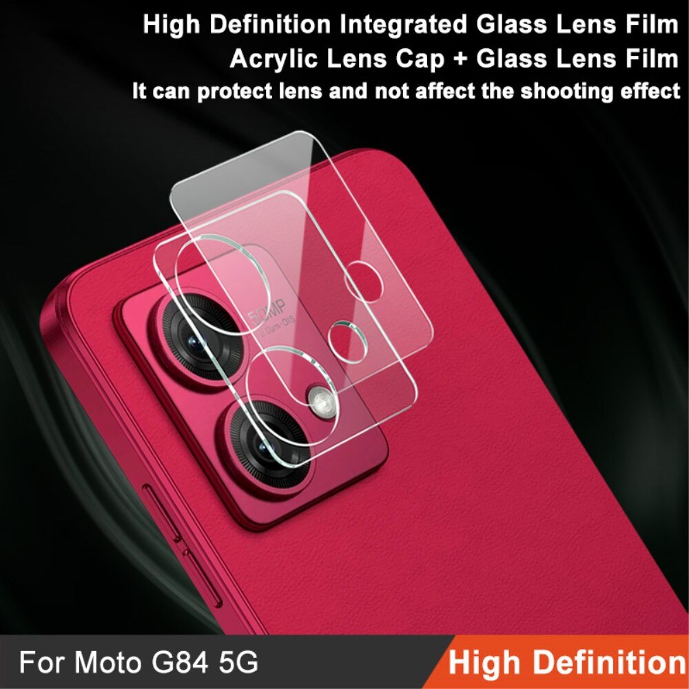 Protecteur de lentille en verre trempé 0,2 mm Motorola Moto G84, Transparent