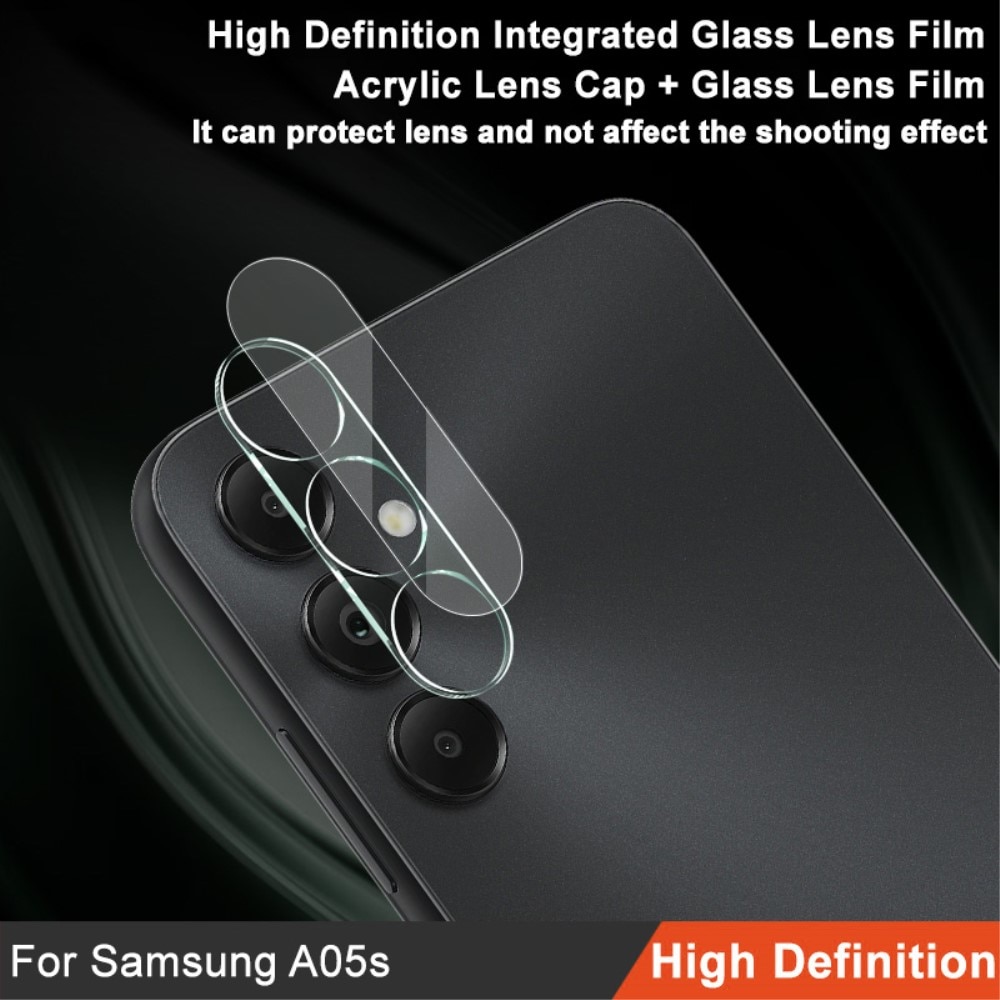 Protecteur de lentille en verre trempé 0,2 mm Samsung Galaxy A05s, transparent