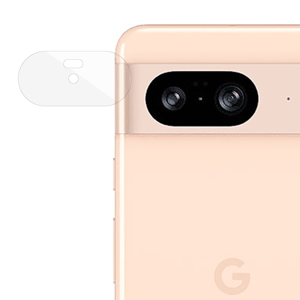 Protecteur d'objectif verre trempé Google Pixel 8, transparent