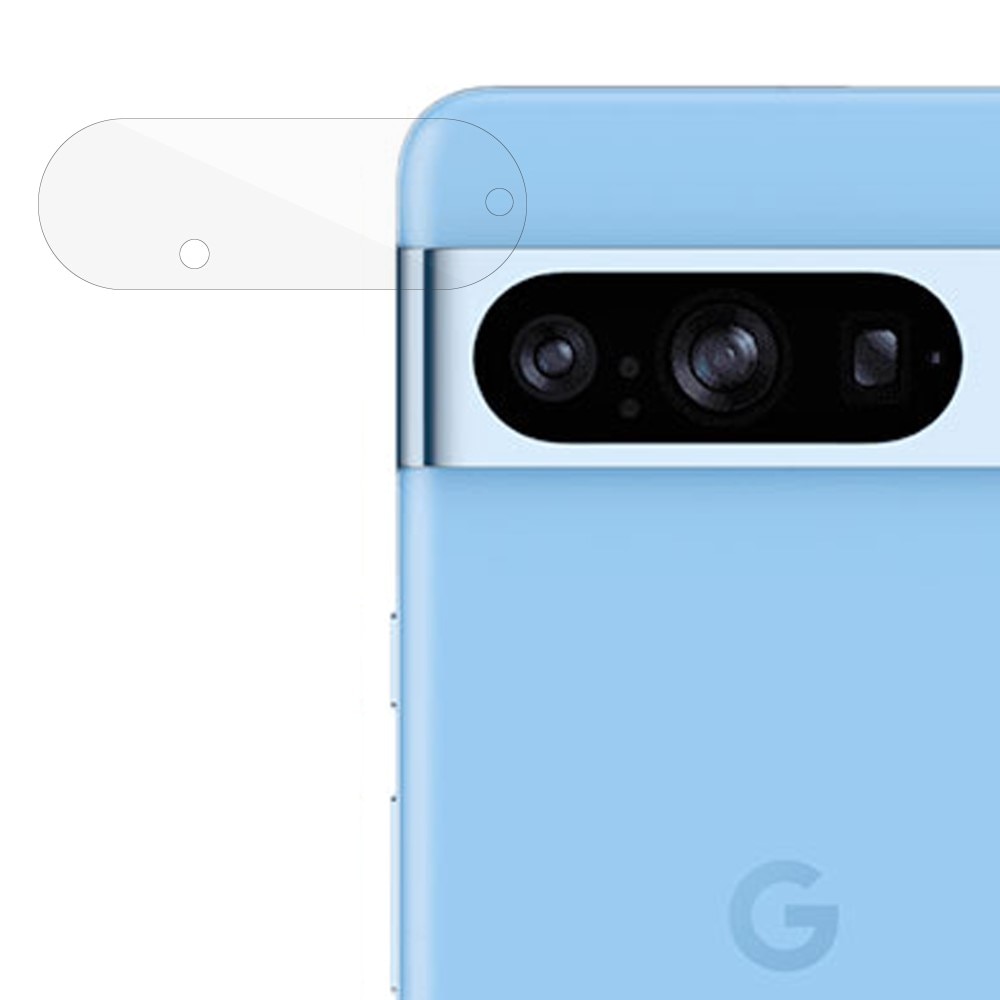 Protecteur d'objectif verre trempé Google Pixel 8 Pro, transparent