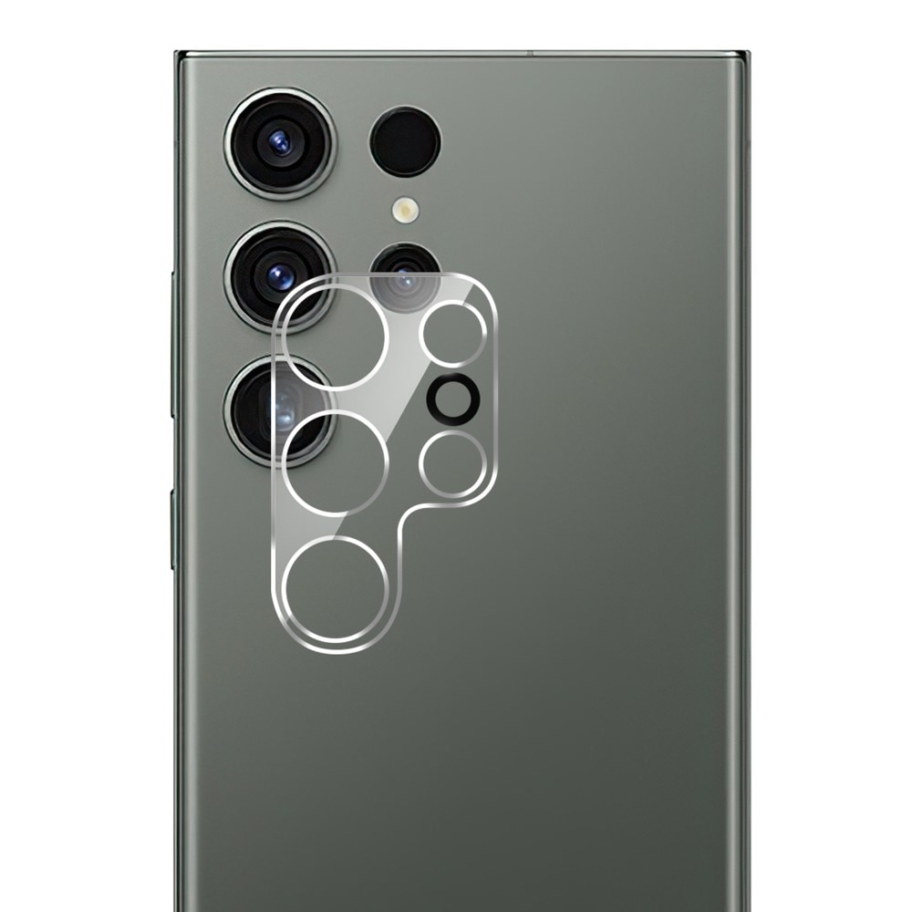 Protecteur d'objectif verre trempé Samsung Galaxy S24 Ultra, transparent