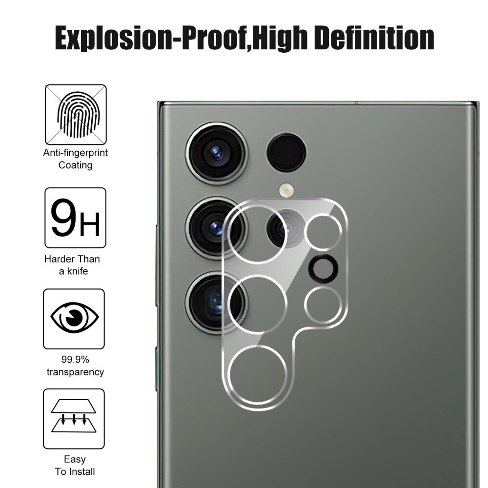 Protecteur d'objectif verre trempé Samsung Galaxy S24 Ultra