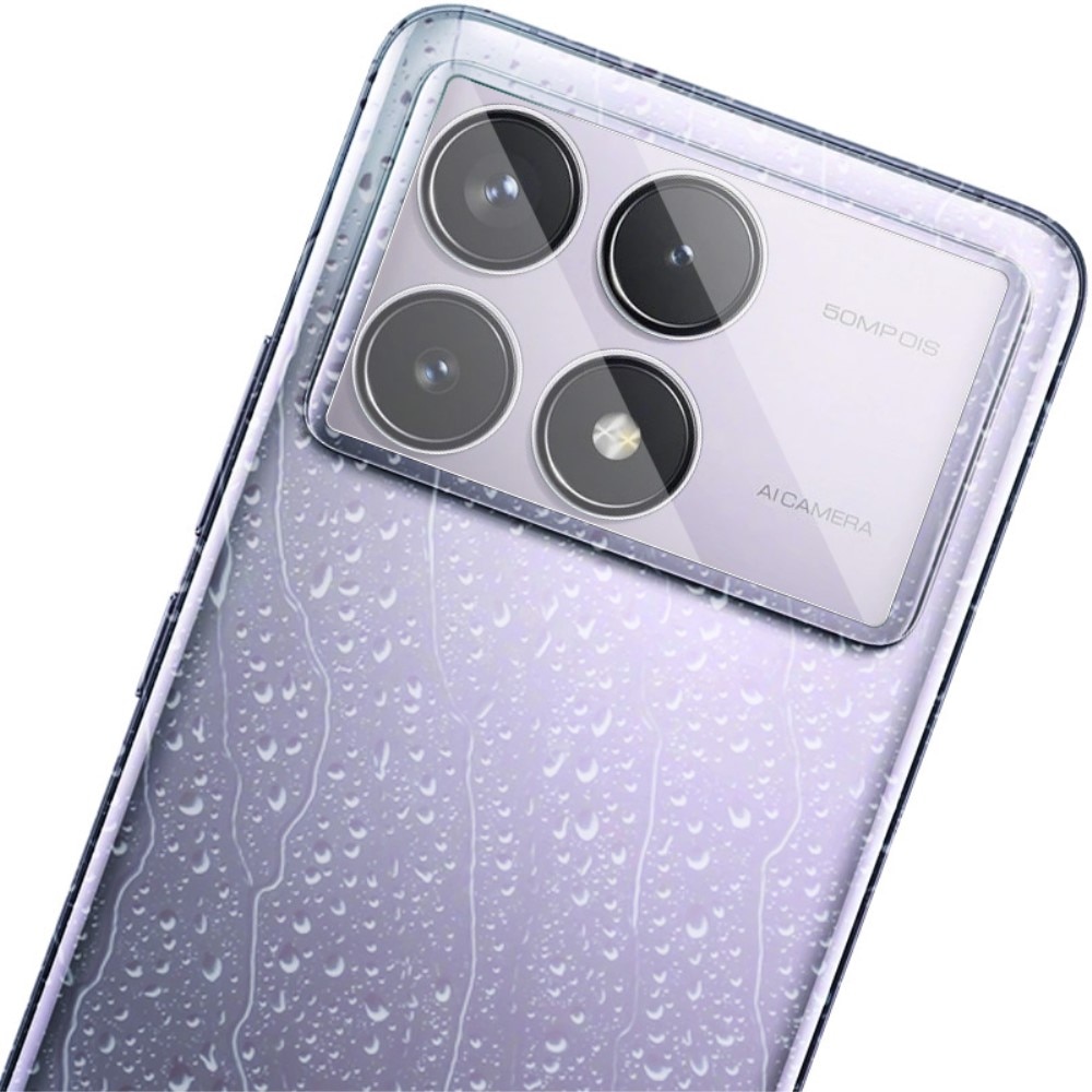 Protecteur de lentille en verre trempé 0,2 mm Xiaomi Poco X6 Pro, Transparent