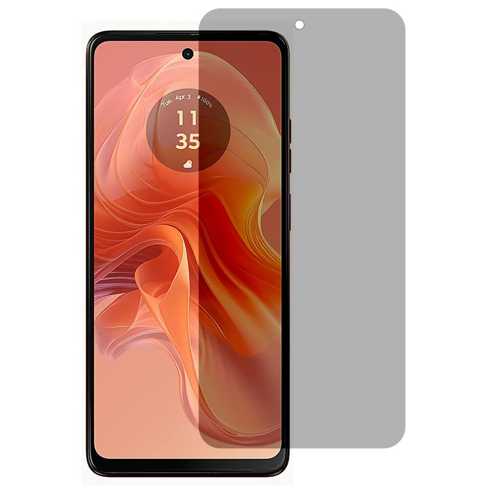 Protecteur d'écran de confidentialité en verre trempé Motorola Moto E14