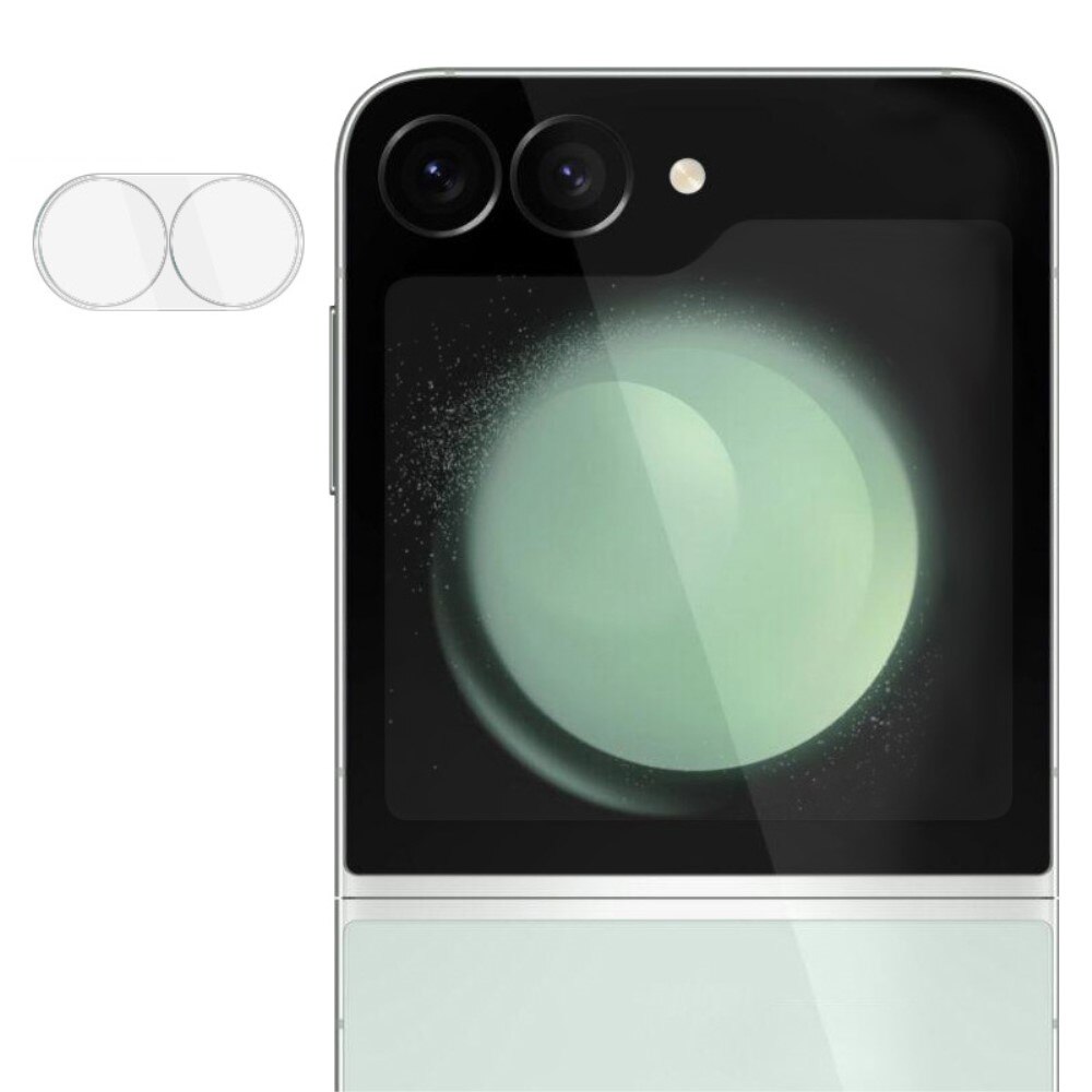 Protecteur de lentille en verre trempé 0,2 mm Samsung Galaxy Z Flip 6, Transparent