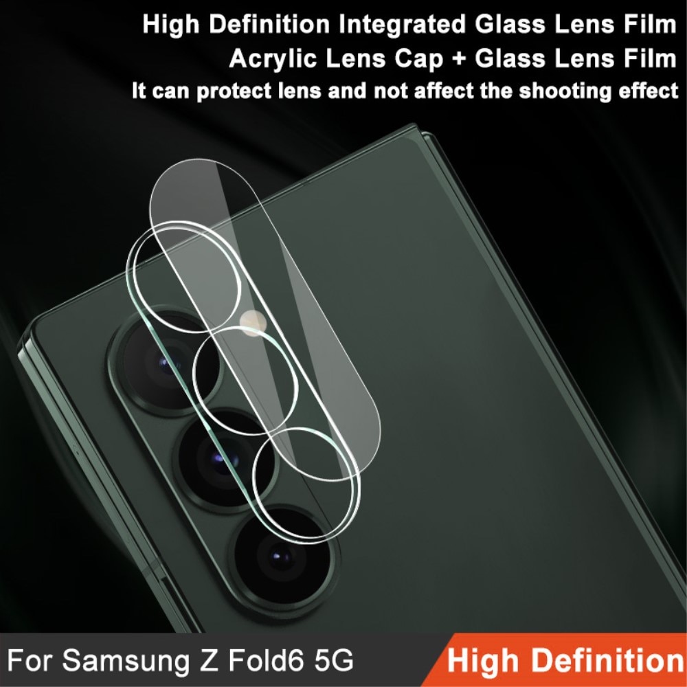 Protecteur de lentille en verre trempé 0,2 mm Samsung Galaxy Z Fold 6, Transparent
