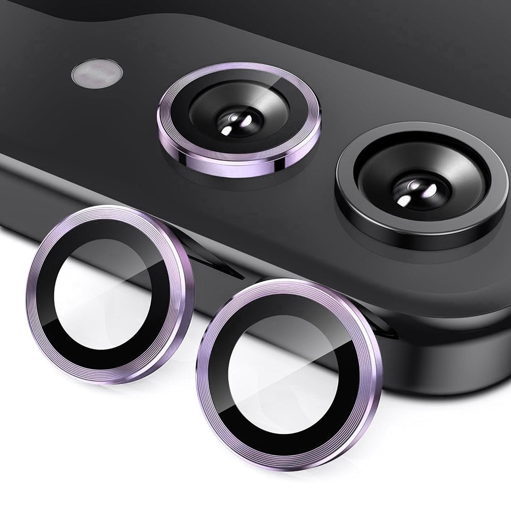 Protecteur d'objectif aluminium verre trempé Samsung Galaxy Z Flip 6, violet