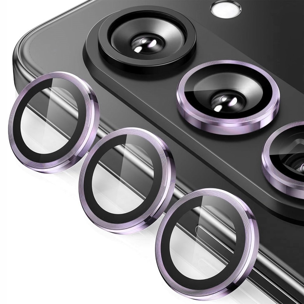Protecteur d'objectif aluminium verre trempé Samsung Galaxy Z Fold 6, violet