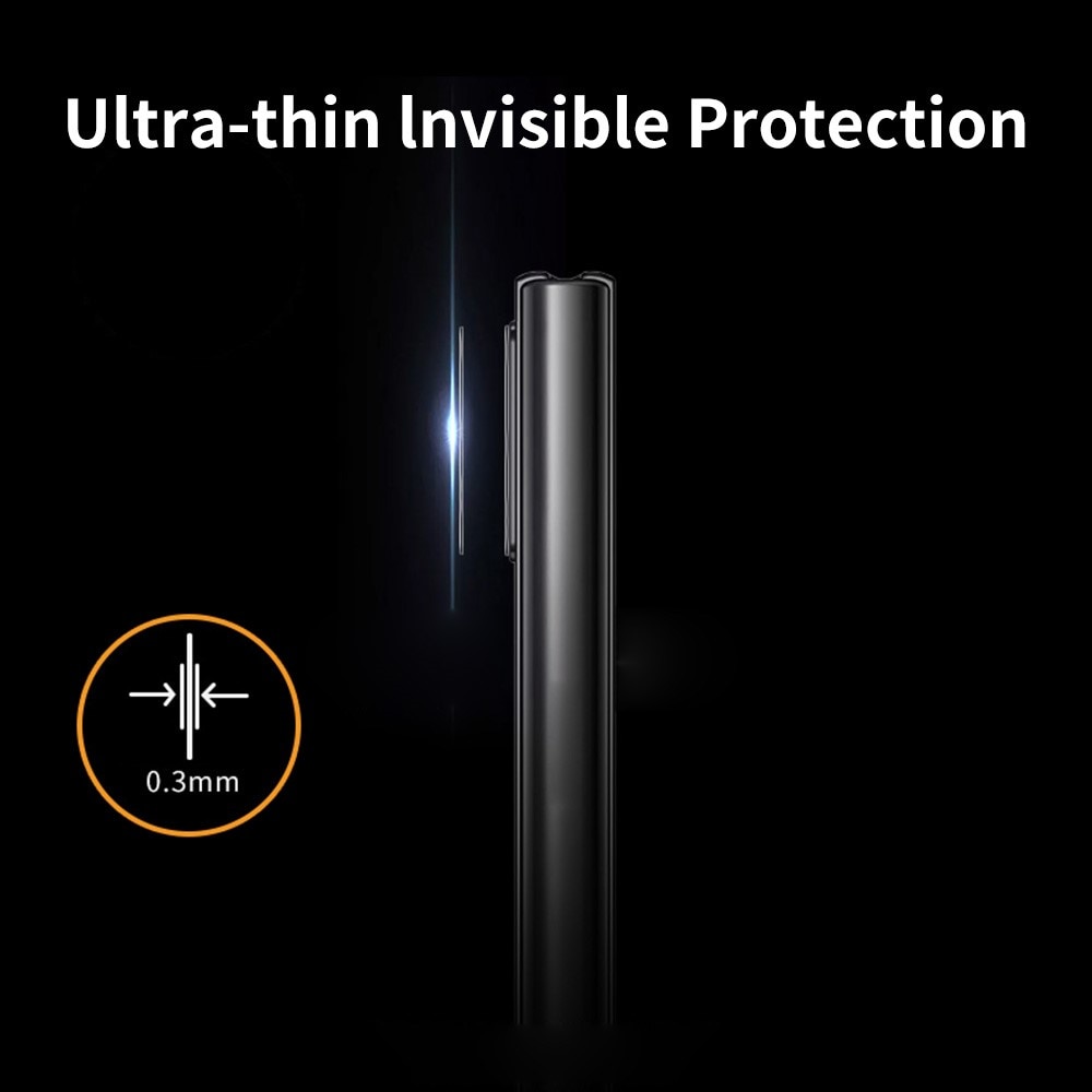 Protecteur d'objectif aluminium verre trempé Samsung Galaxy Z Fold 6 Transparent