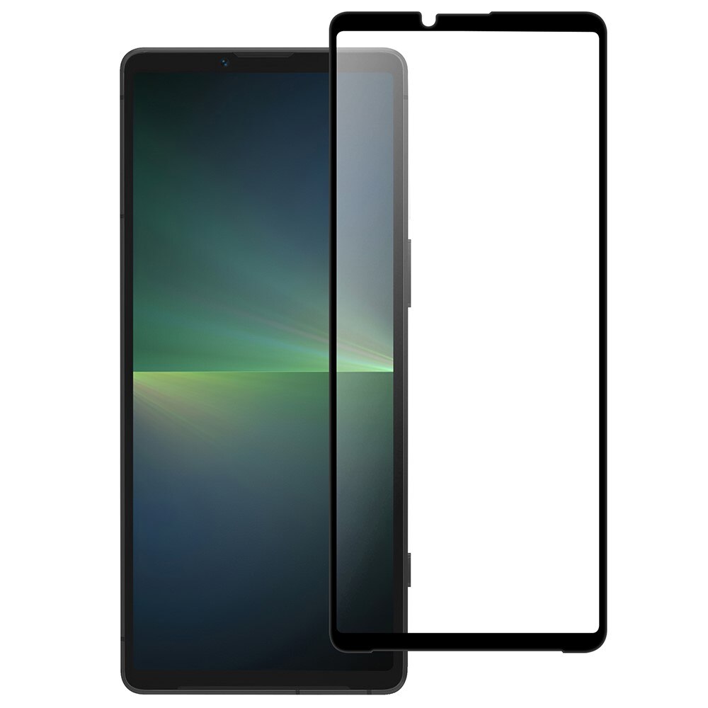 Protecteur d'écran complet verre trempé Sony Xperia 10 VI, noir