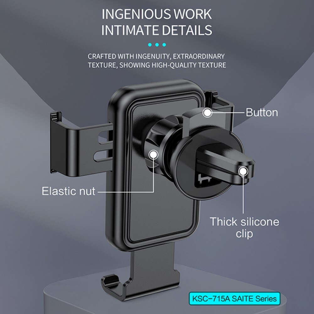 KSC-715A Vent Car Mount, noir