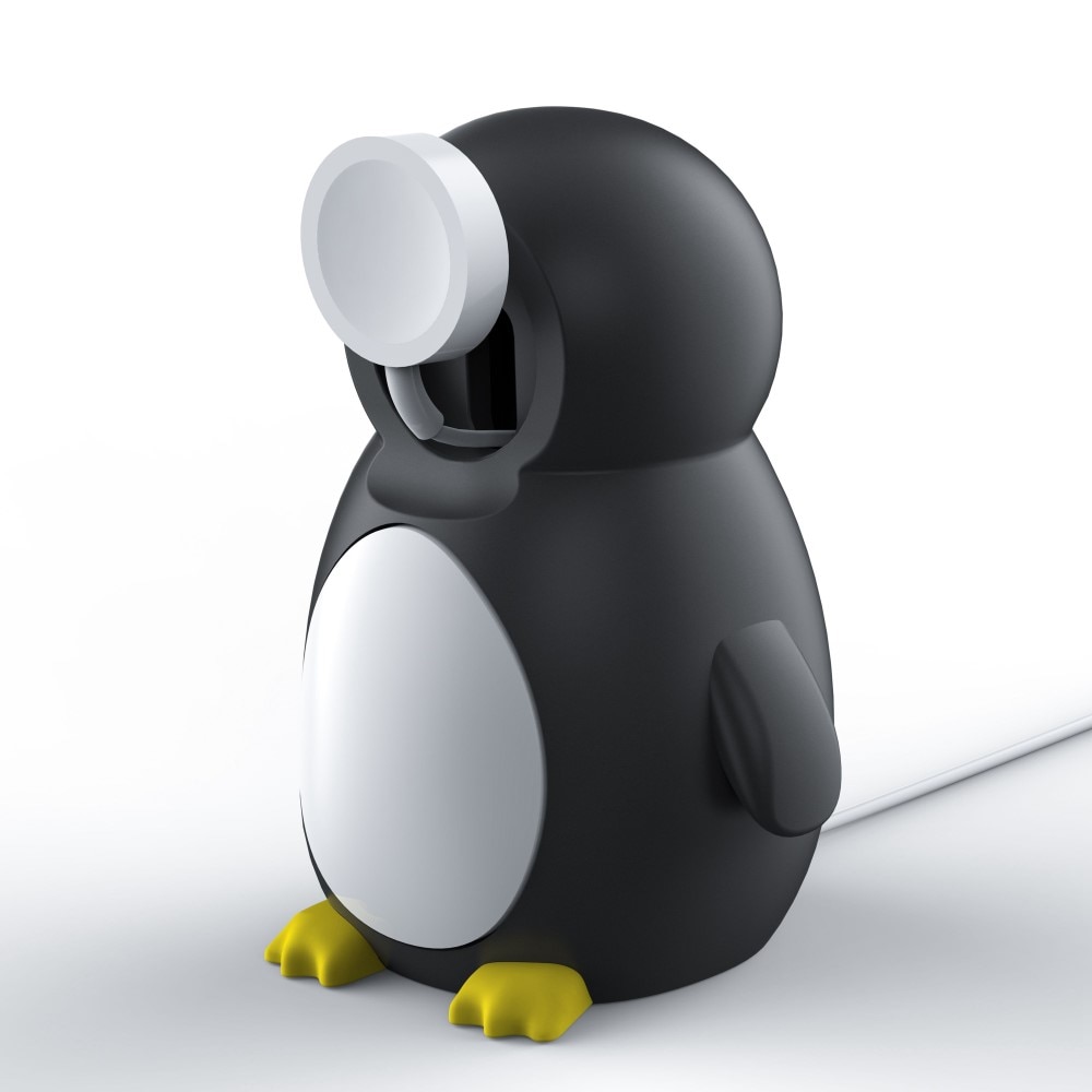 Support de Charge Apple Watch, pingouin noir