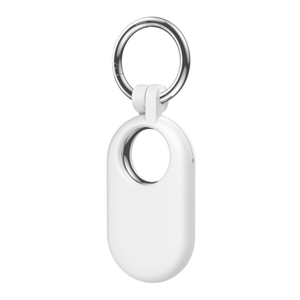 Porte-clés en silicone Samsung Galaxy SmartTag 2, blanc