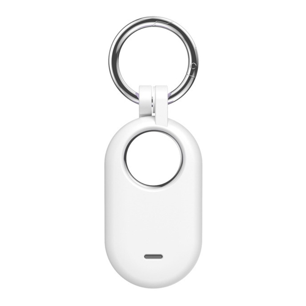 Porte-clés en silicone Samsung Galaxy SmartTag 2, blanc