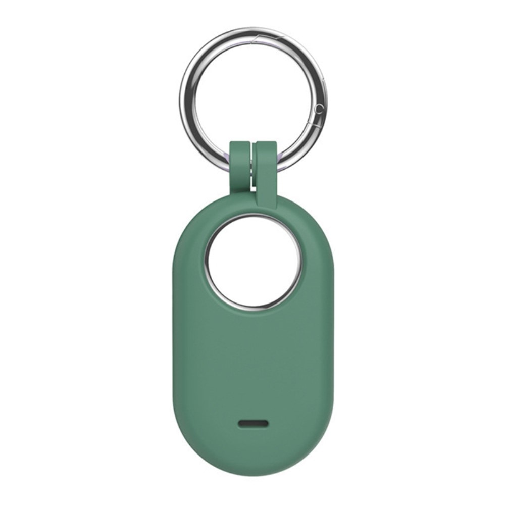 Porte-clés en silicone Samsung Galaxy SmartTag 2, vert foncé