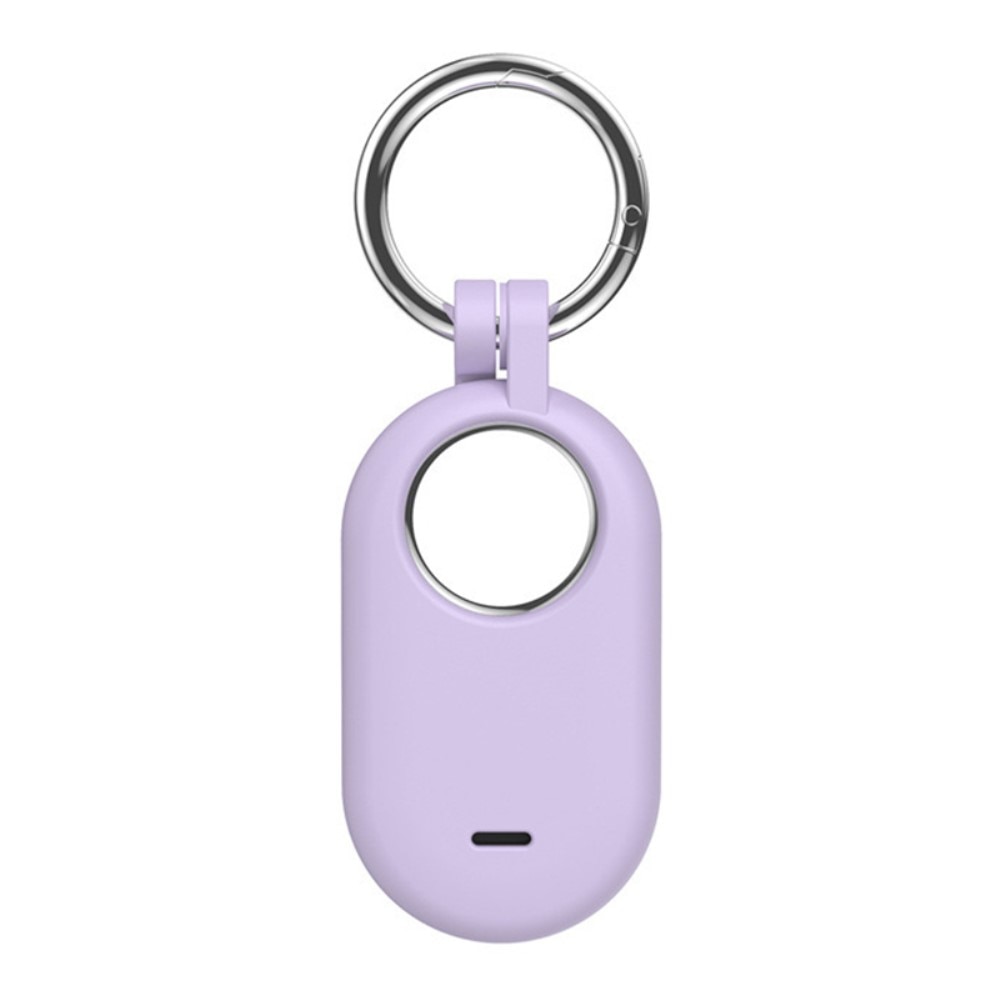 Porte-clés en silicone Samsung Galaxy SmartTag 2, violet