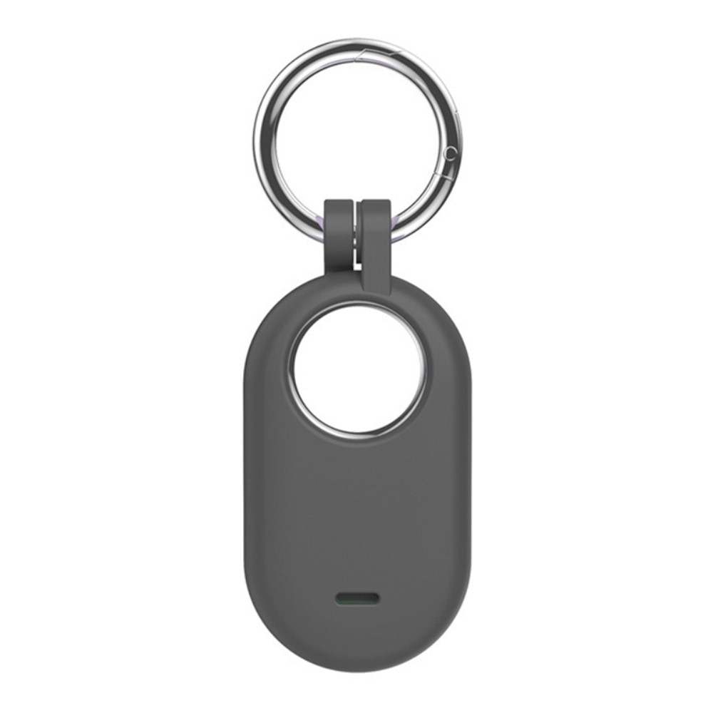 Porte-clés en silicone Samsung Galaxy SmartTag 2, gris foncé