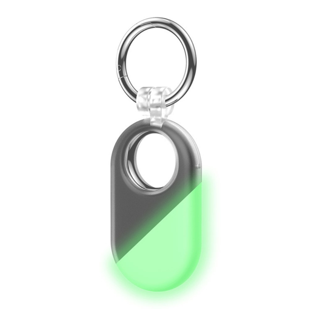 Porte-clés luminescent en silicone pour Samsung Galaxy SmartTag 2, transparent