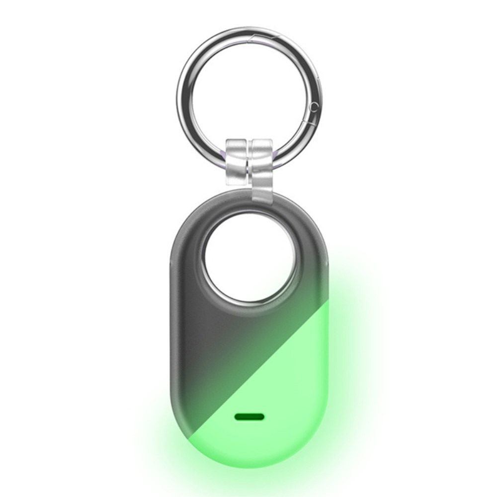 Porte-clés luminescent en silicone pour Samsung Galaxy SmartTag 2, transparent