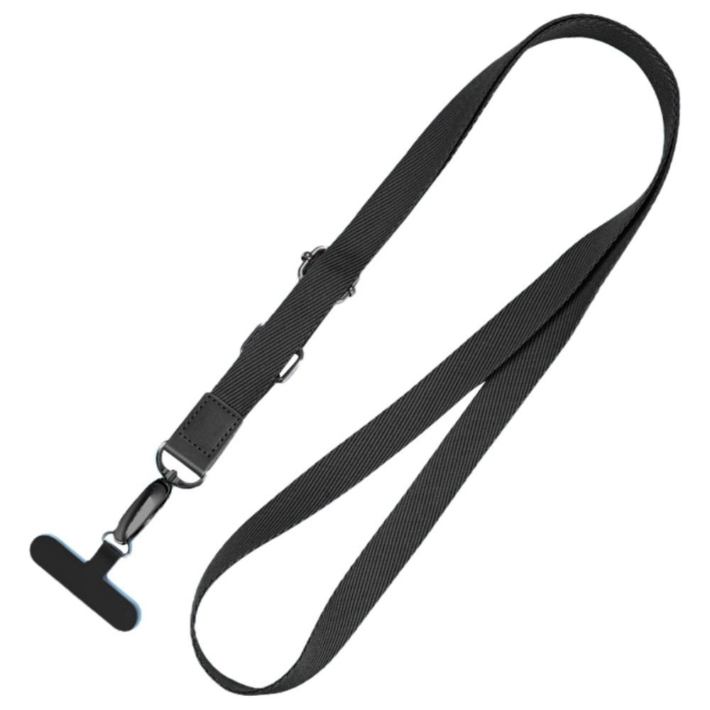 Adjustable Phone Shoulder Strap Universal, noir