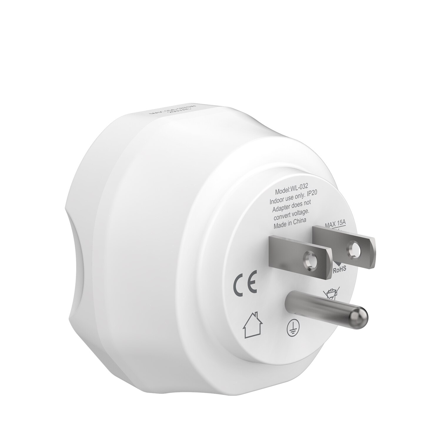 Adaptateur de voyage Europe vers États-Unis (2 pièces)