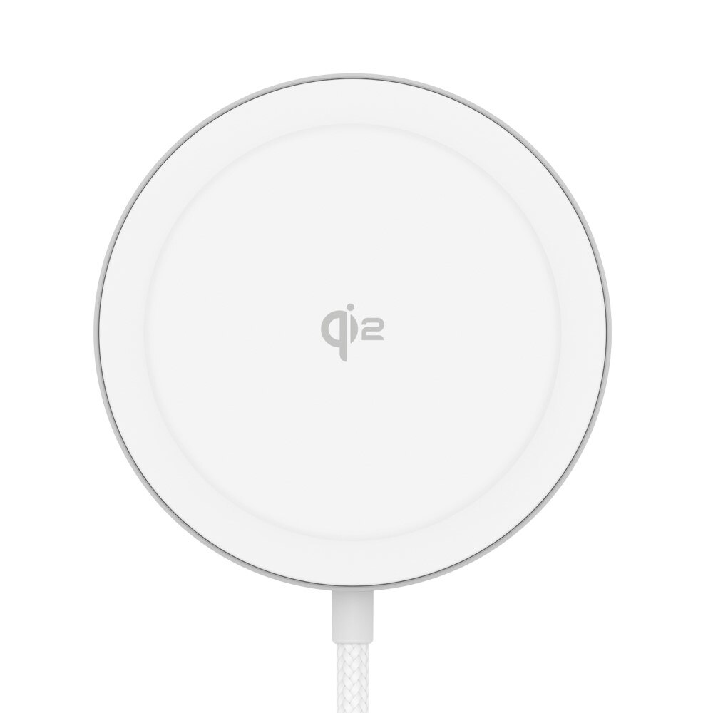 Chargeur Sans Fil Qi2 15W MagSafe avec Support, blanc