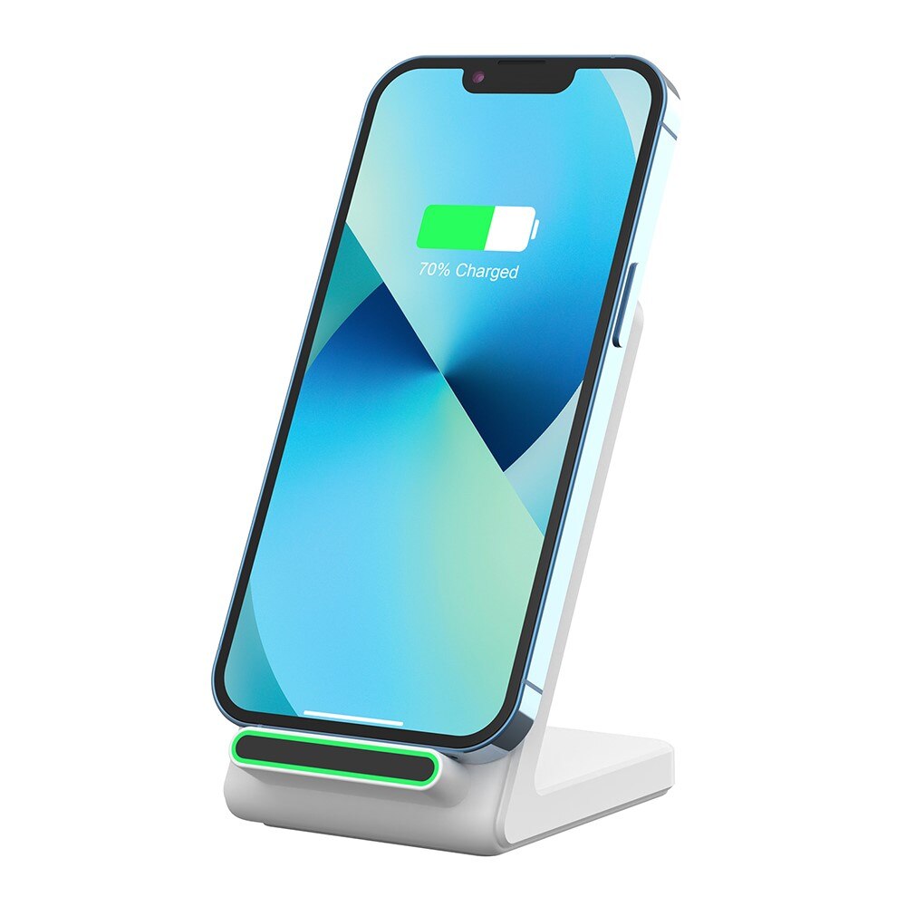Support de Charge Sans Fil 15W, blanc