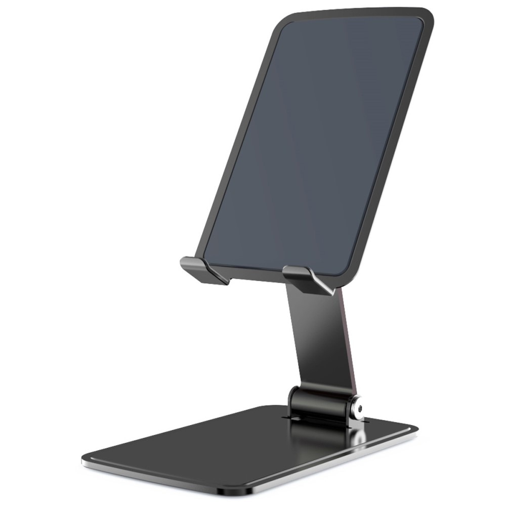 Support de table pliable pour téléphone portable/tablette, noir