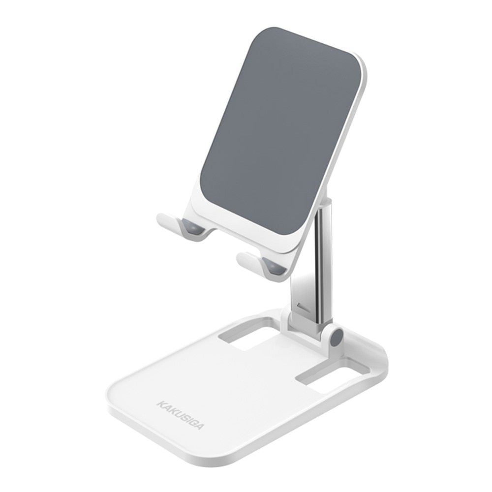 KSC-575 Support de table pliable pour téléphone portable/tablette, blanc