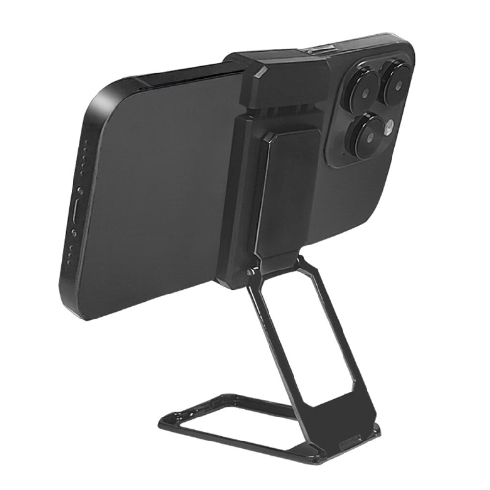 Support magnétique pliable pour mobile, noir