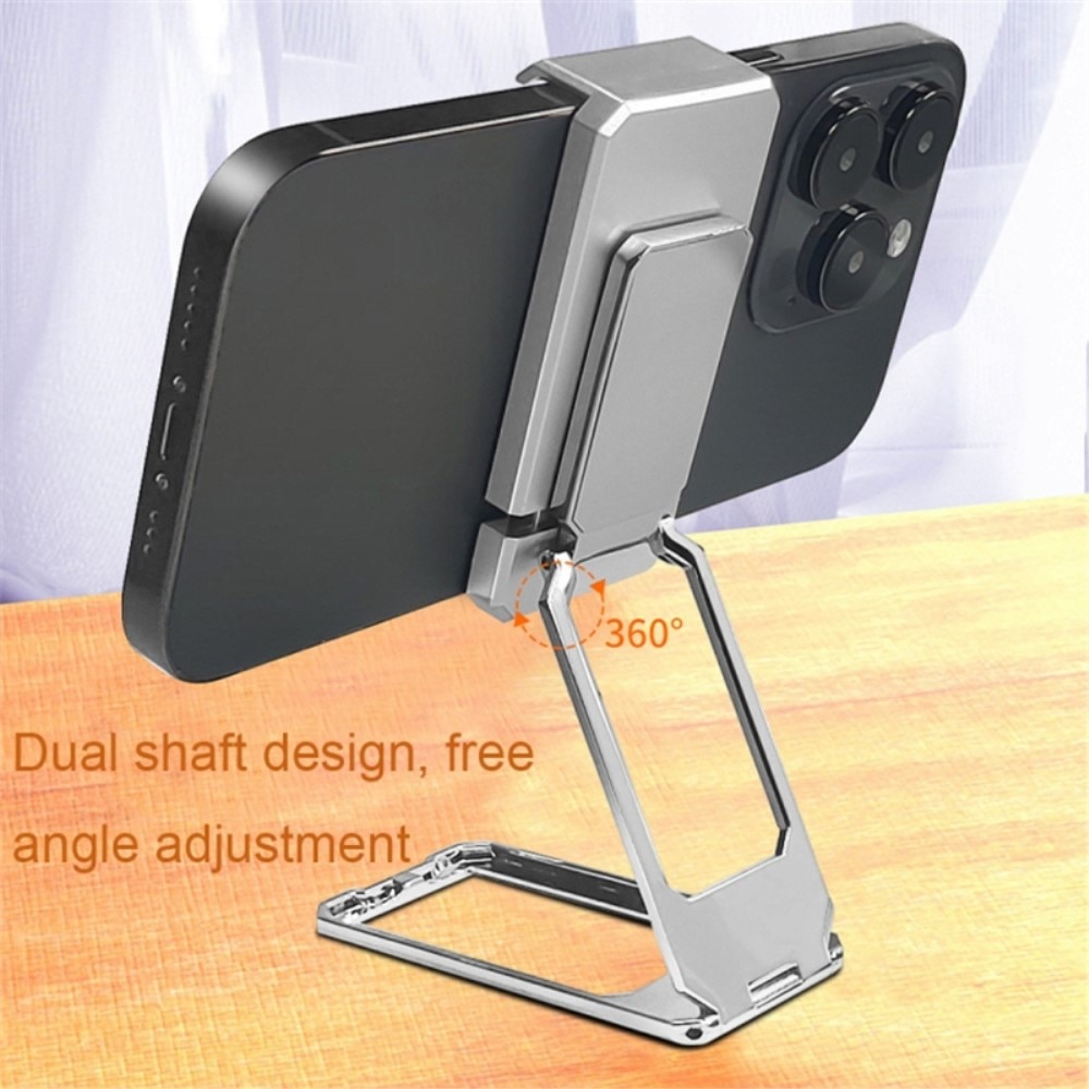 Support magnétique pliable pour mobile, noir