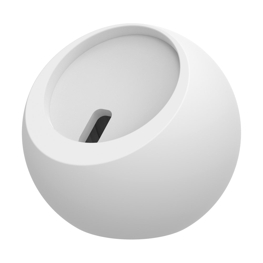 Support de charge Rond compatible avec chargeur MagSafe + Apple Watch, blanc