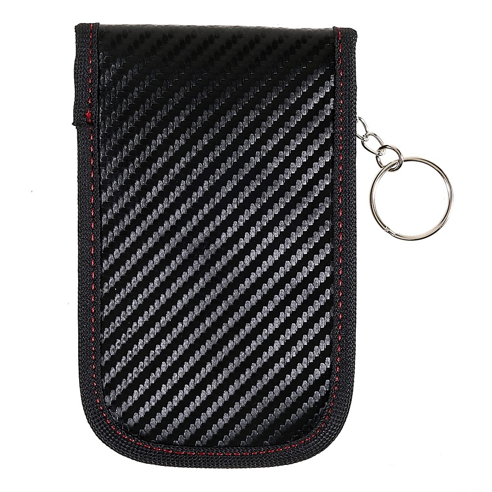 Coque Clé,étui Porte Clé De Voiture En Fiber De Carbone